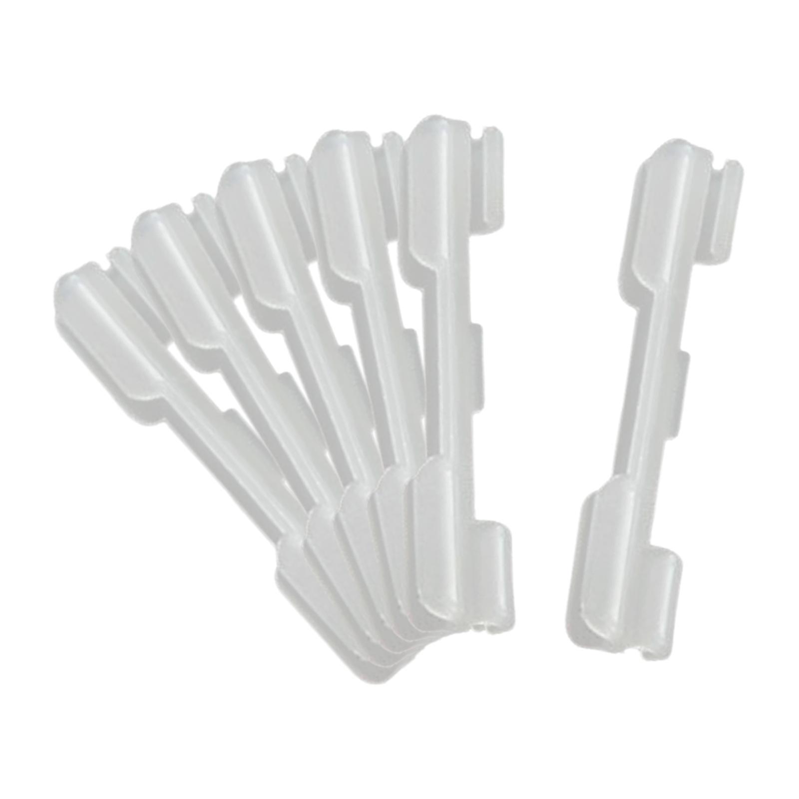 6Pcs Portable Fishing Light Rod Clip, Fluorescent Sticks Connectors Glow Fluorescent Sticks Clip Holder Clamp Equipment for Fishing Rod