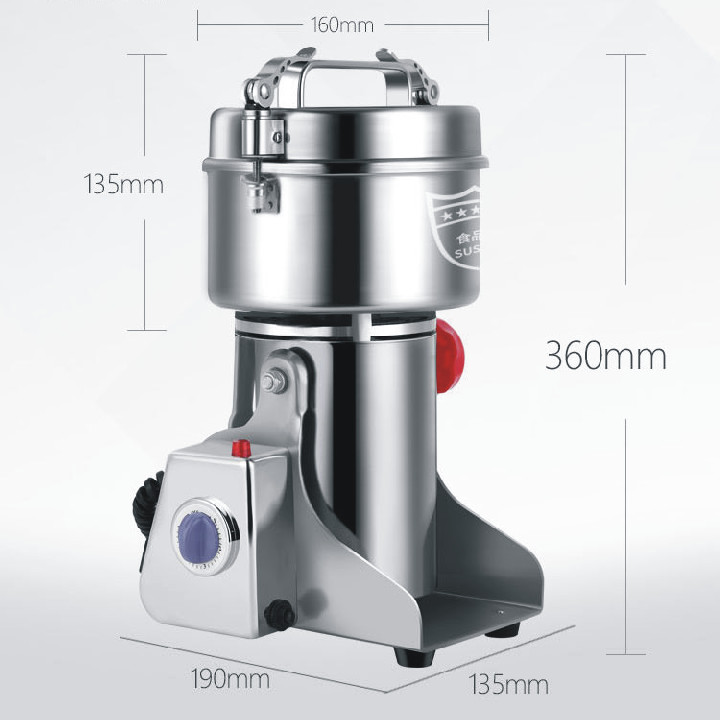 Máy xay bột ngũ cốc sus304 800g