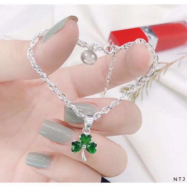 LẮC TAY CHO BÉ TREO CỎ 3 LÁ ĐỦ MÀU