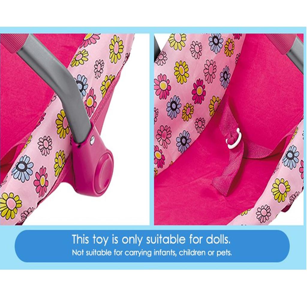 Multifunctional And Sturdy Doll Car Seat Doll Carrier For 16inch Reborn Doll Nusring Room Decor Kids Toys