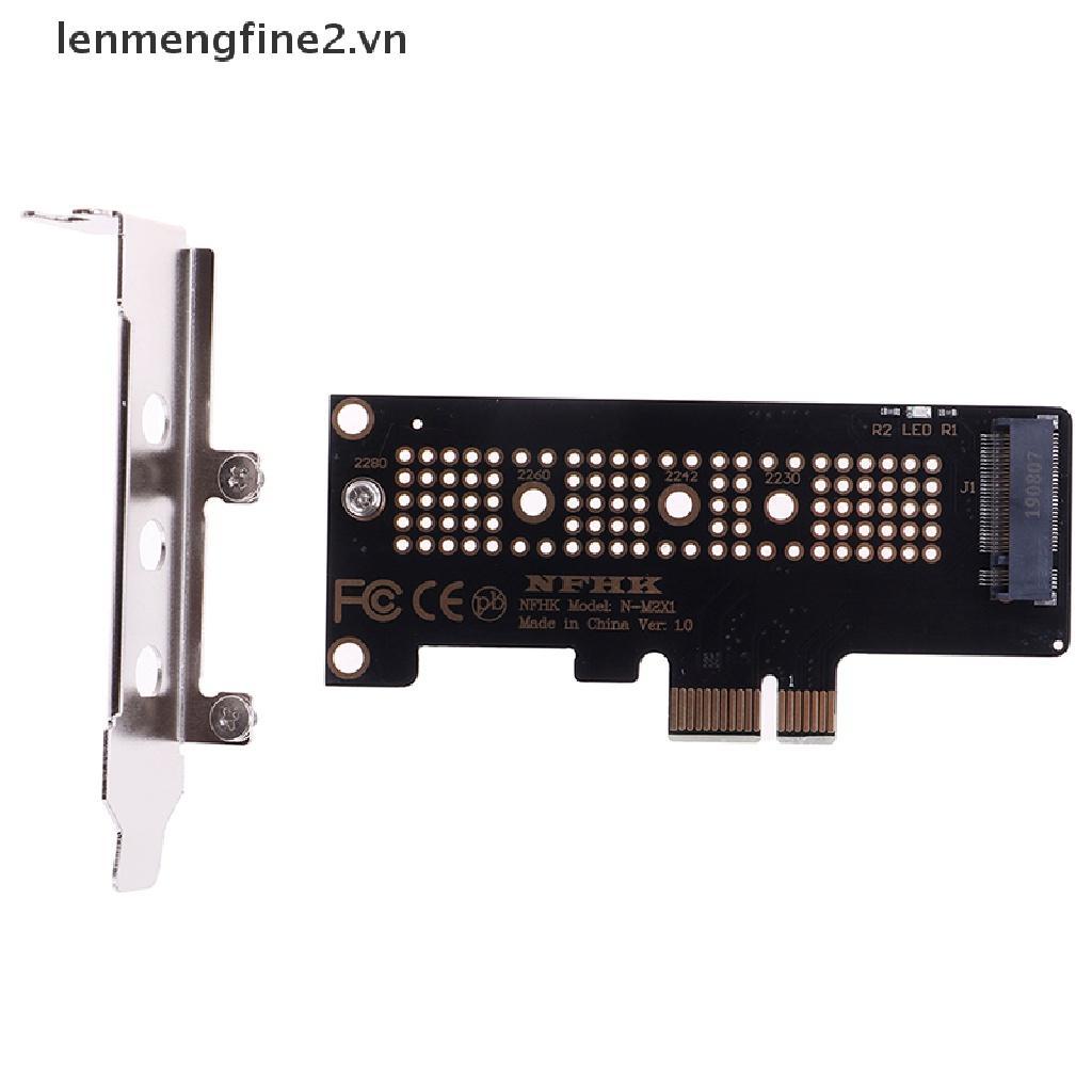 Thẻ FCC chuyển đổi NVMe PCIe M.2 NGFF SSD sang PCIe có giá đỡ