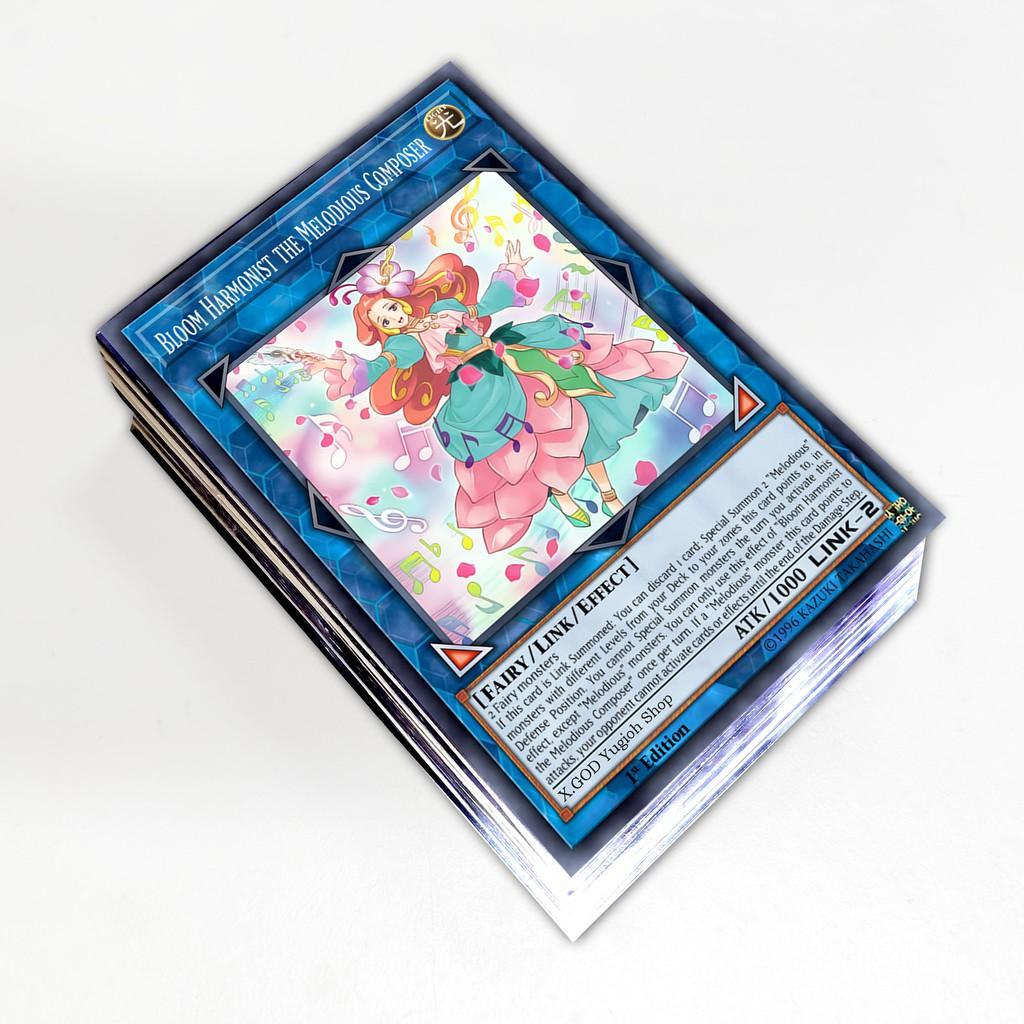 Bài Yugioh ️️ Thẻ bài Yugioh Melodious deck 54 lá