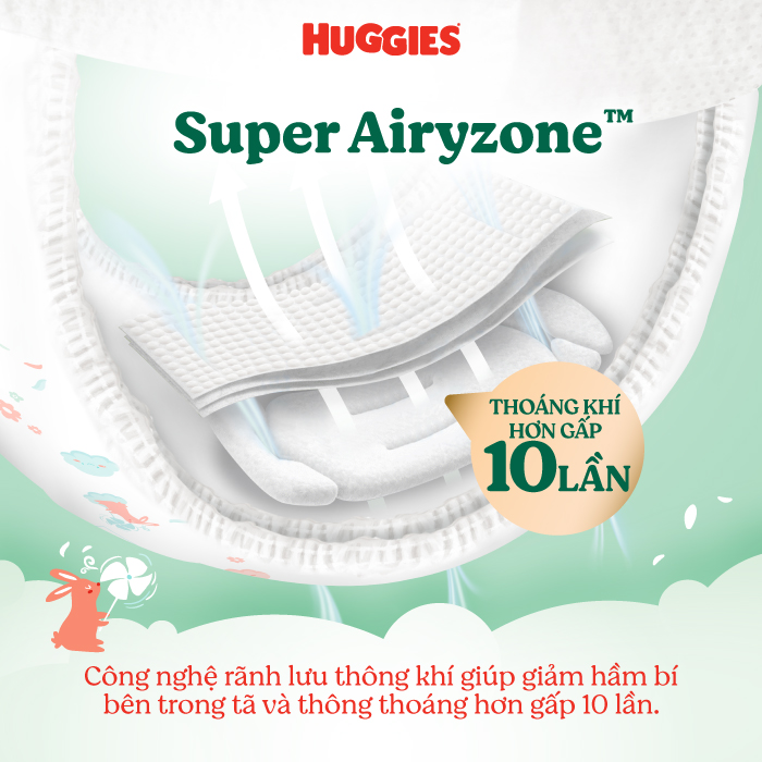 Tã quần Huggies Airsoft size L gói 36 miếng