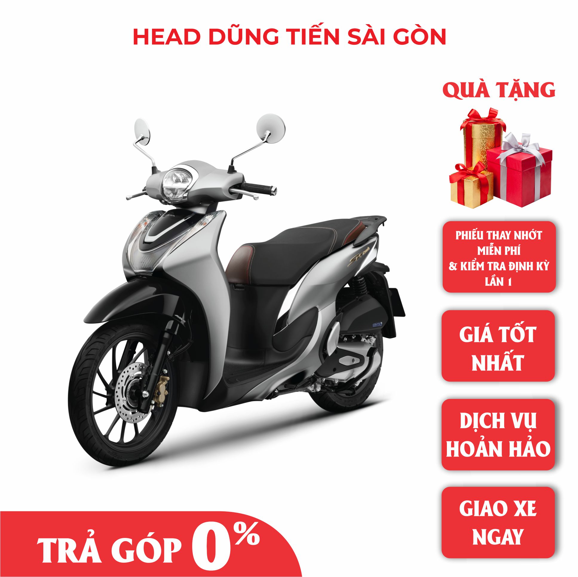 Xe Máy Honda SH Mode Đặc Biệt ABS 2022 - Bạc Đen