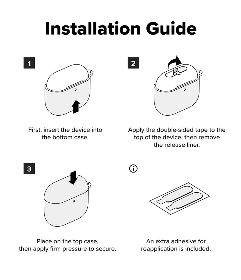 Vỏ ốp cho AirPods Pro 3 RINGKE Onyx Magnetic - Hàng Chính Hãng