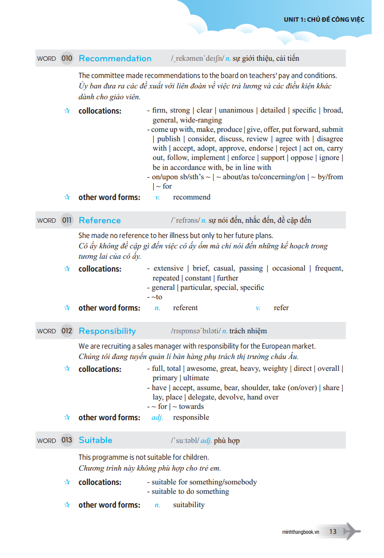 Sách Chinh Phục Từ Vựng Tiếng Anh Dùng Cho Học Sinh Thi THPT Quốc Gia Và Sinh Viên Các Trường Đại Học, Cao Đẳng