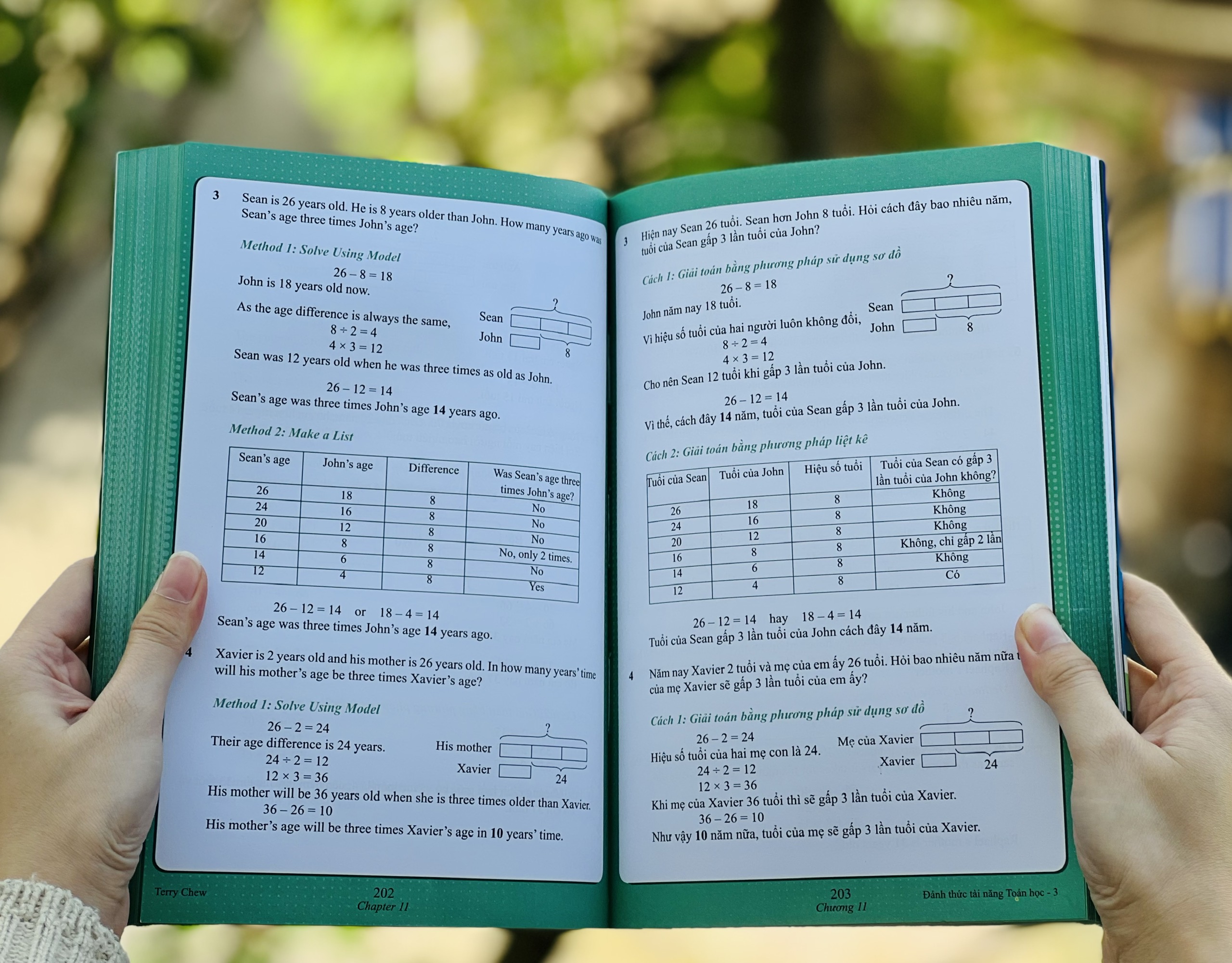 Sách toán - Đánh thức tài năng toán học 3 - Toán lớp 3, toán lớp 4 ( 9 tuổi - 10 tuổi ) - Á Châu Books, bìa mềm, in màu