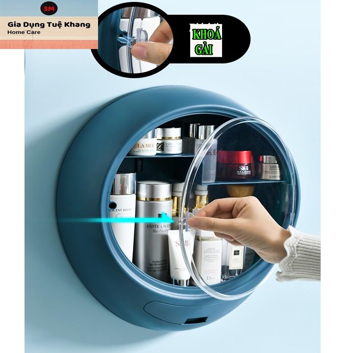 Kệ mỹ phẩm treo tường đa năng - Không khoan đục