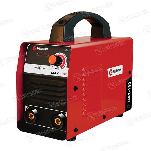 MÁY HÀN QUE ĐIỆN TỬ (1.6-3.2MM) MAXI 150 WELDCOM (DÒNG THỰC, CHUẨN CHÂU ÂU) - HÀNG CHÍNH HÃNG