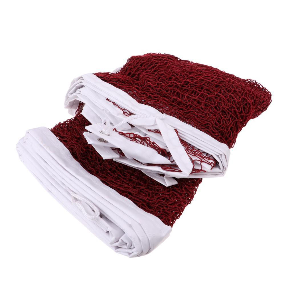 Portable Badminton Net Beach Volleyball Tennis Outdoor Sports Competition Training Net w/ Carrying Bag