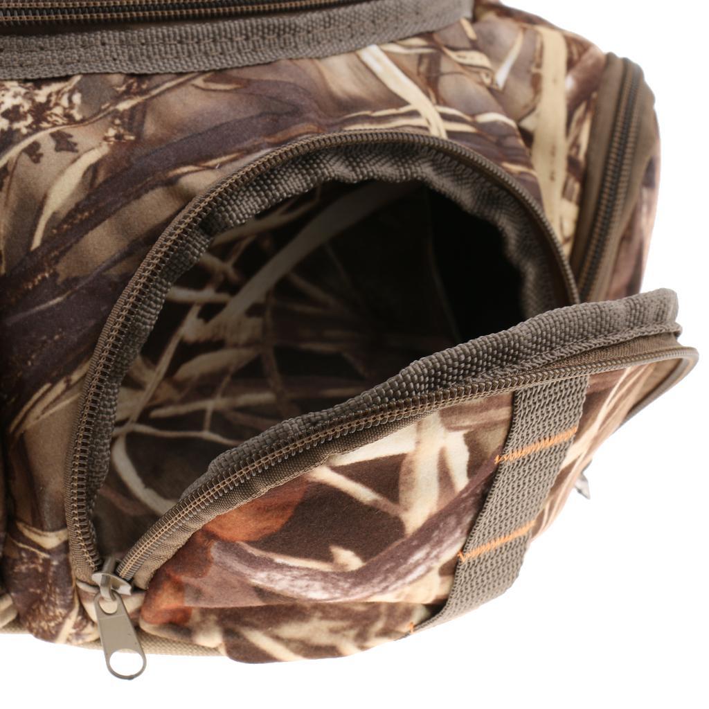 Fishing Tackle Bag Multifunctional Waist Bag Jungle Camo Hunting Camping