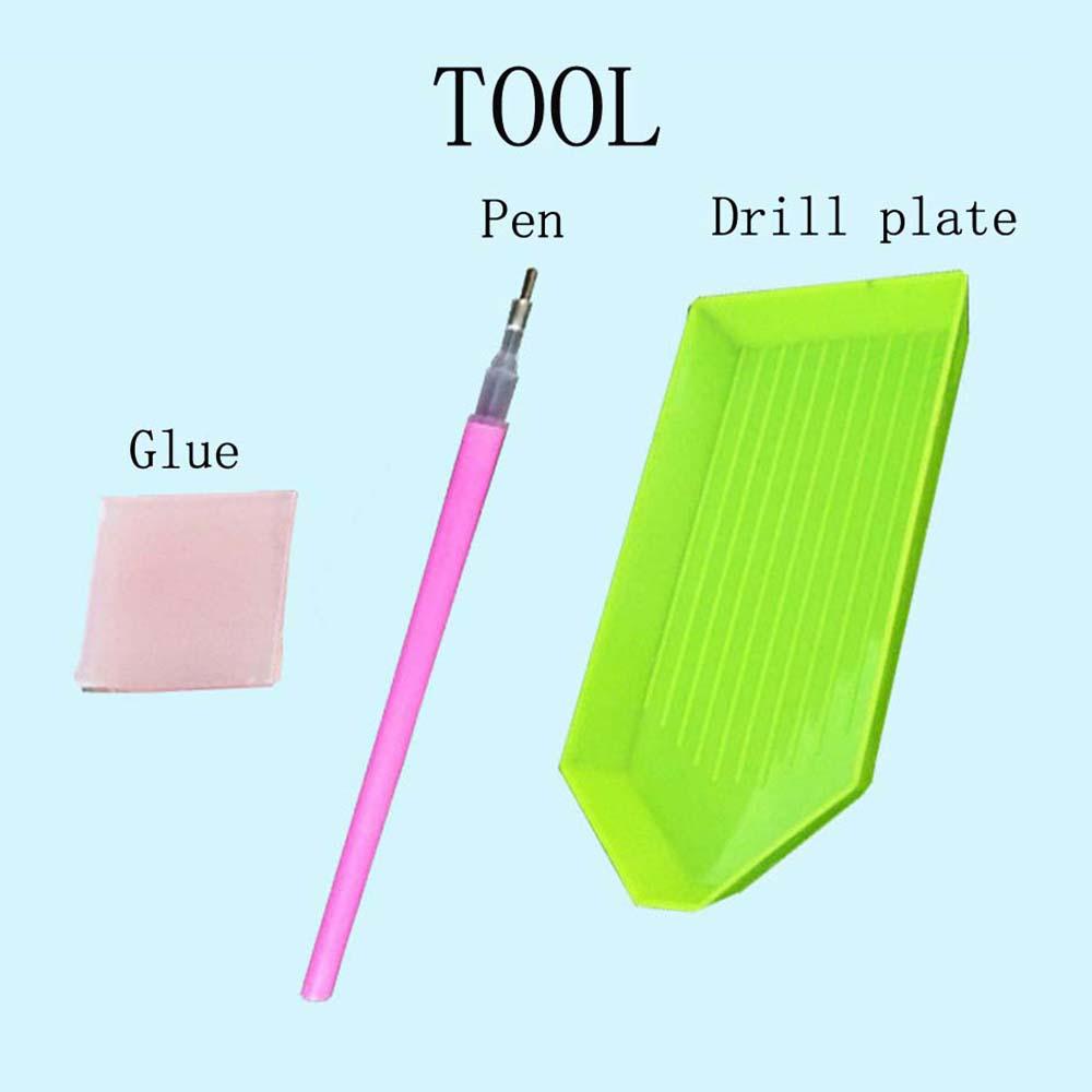 Bộ dụng cụ vẽ tranh kim cương 5D 12 x 16 inch