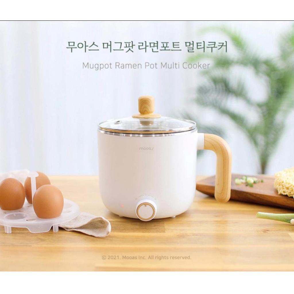 Ca Nấu Mì Mini Mooas, Nồi Nấu Mini, Dung Tích 0.8L, Dùng Cho Mọi Loại Bếp, Nhập Hàn Quốc