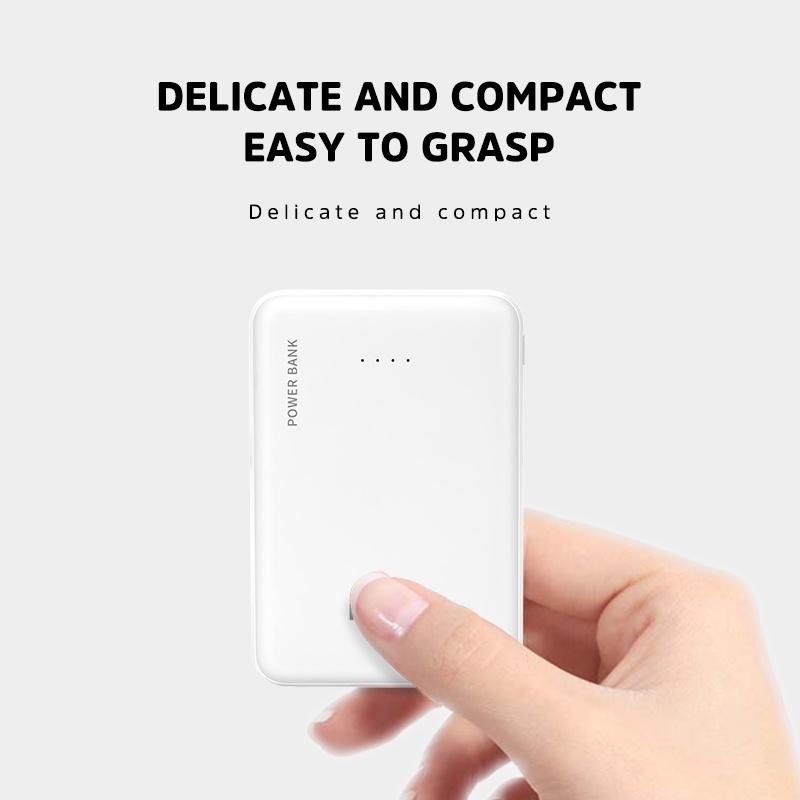 Pin Sạc Dự Phòng 5000mAh BASIKE PT05P 2 Output USB - Bảo hành 12 tháng-Hàng chính hãng