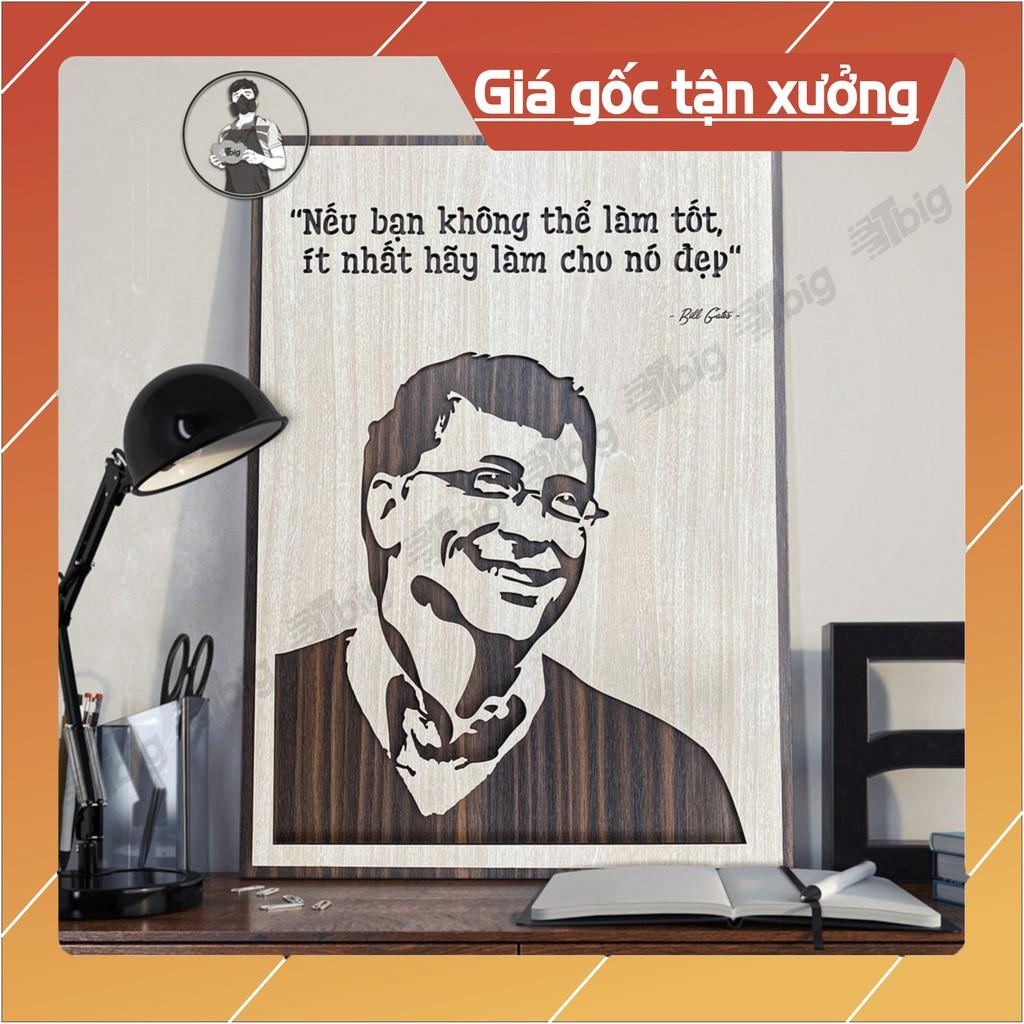Bộ 3 tấm tranh động lực những câu nói hay của Bill Gates