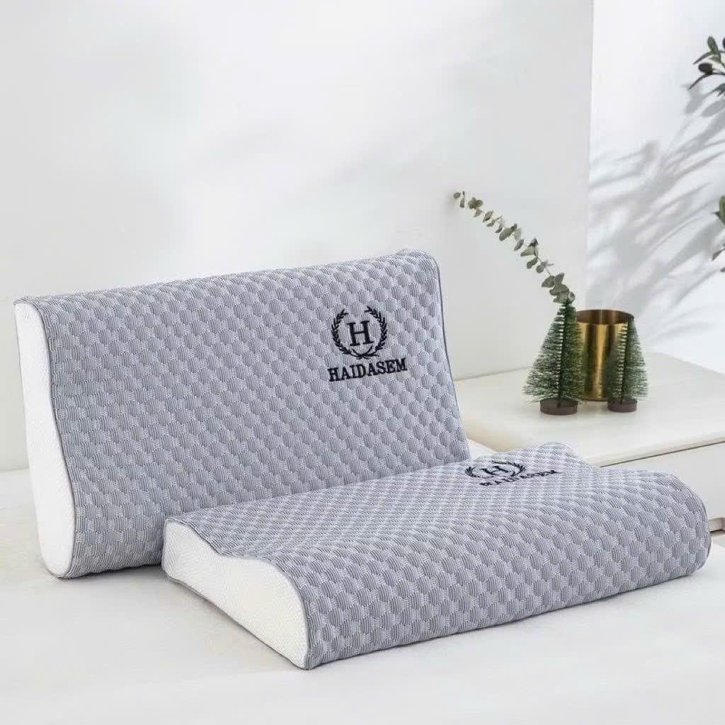 Gối cao su non vỏ mây dành cho người lớn và trẻ em