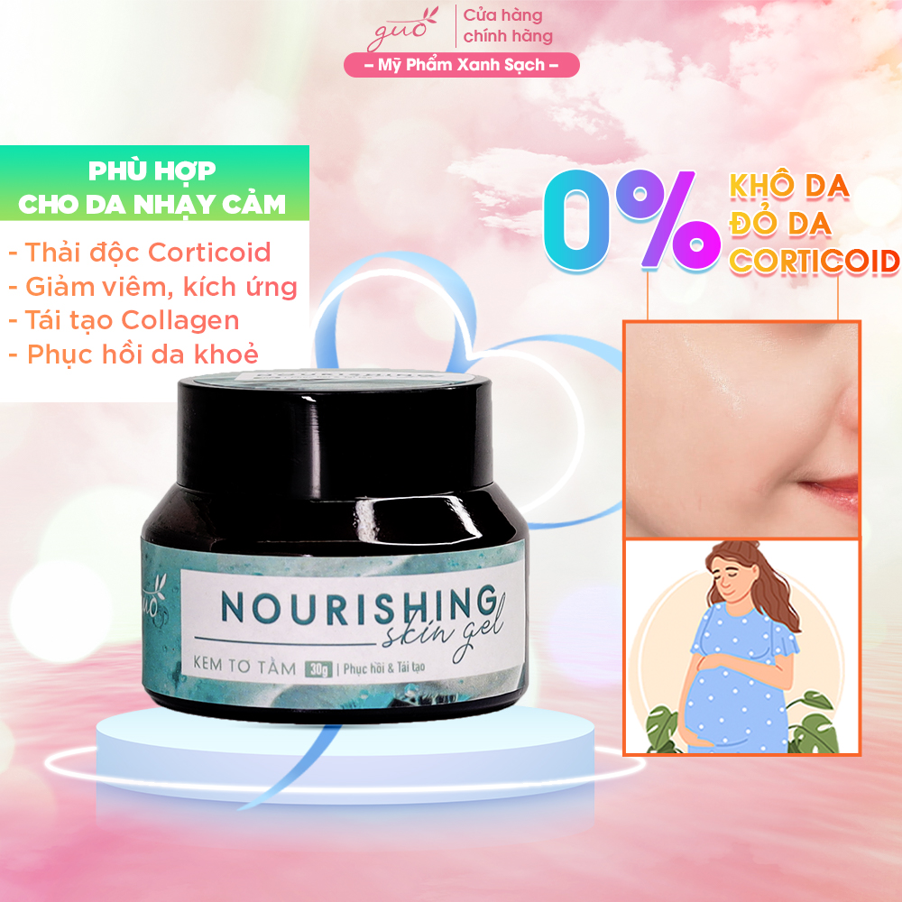 Kem Phục Hồi Thải Corticoid Cho Bà Bầu - Nourishing Skin Gel GUO 30gr