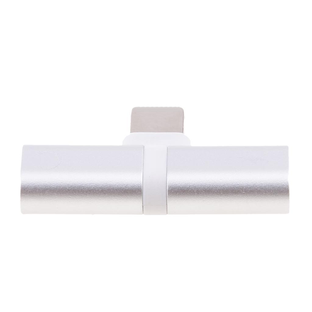 2 in 1 Headphones Jack Charger & Audio Splitter Adapter for
