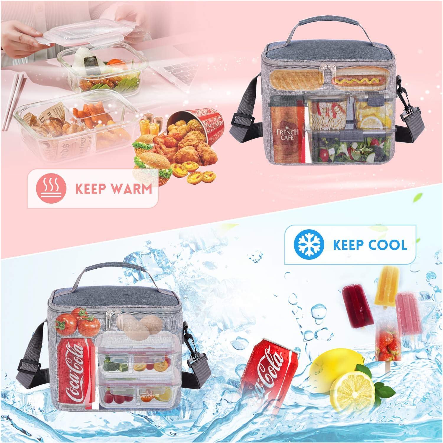 Hộp ăn trưa Insotherme Túi ăn trưa Đảo chống nước lớn cho người lớn, trẻ em, phụ nữ và nam giới