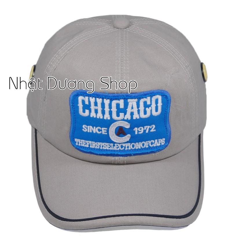 Nón kết Chicago sò to - Chất liệu Kaki cao cấp oát mềm, tạo cảm giác thoải mái khi đội và tự tin khi khoe cá tính