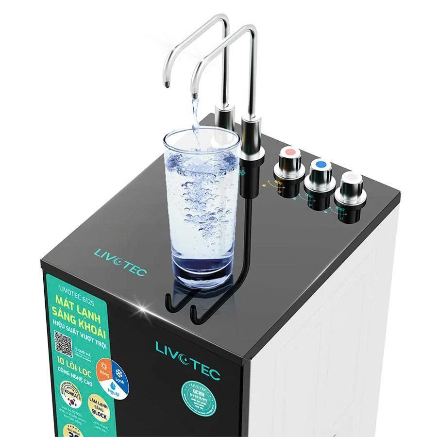 [TẶNG BỘ LÕI] Máy lọc nước nóng lạnh Livotec 612S, Hệ 10 lõi lọc, 3 chế độ nước, thỏa mãn mọi nhu cầu - Hàng Chính Hãng