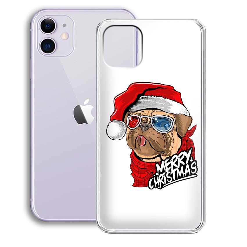Ốp lưng điện thoại Iphone 11 - 01240 7935 BULLDOG02 - Bulldog cool ngầu - Silicon dẻo - Hàng Chính Hãng