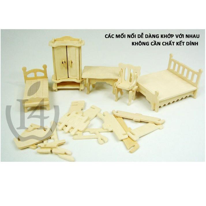 Đồ Chơi Lắp Ráp Gỗ 3D Wooden Toy