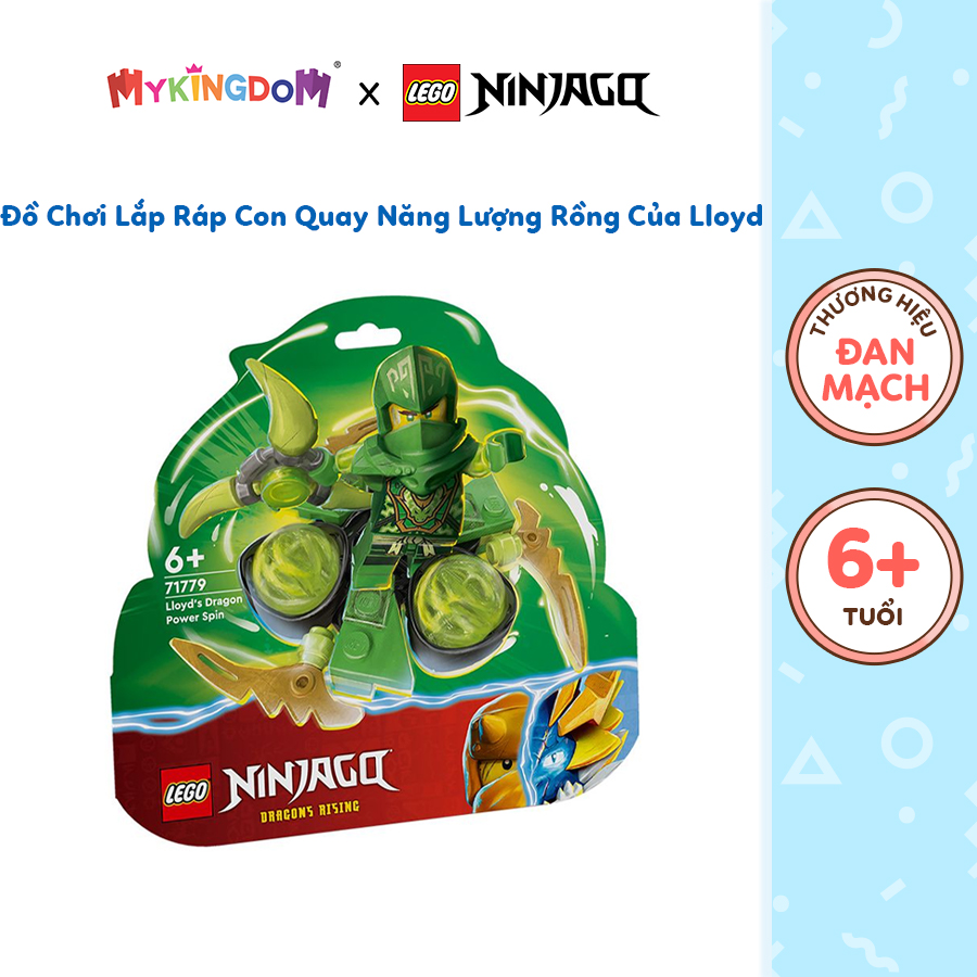 Đồ Chơi Lắp Ráp Con Quay Năng Lượng Rồng Của Lloyd Lego Ninjago 71779 (56 chi tiết)