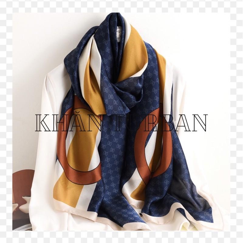 Khăn choàng cổ lụa du lịch che nắng size 90x180cm