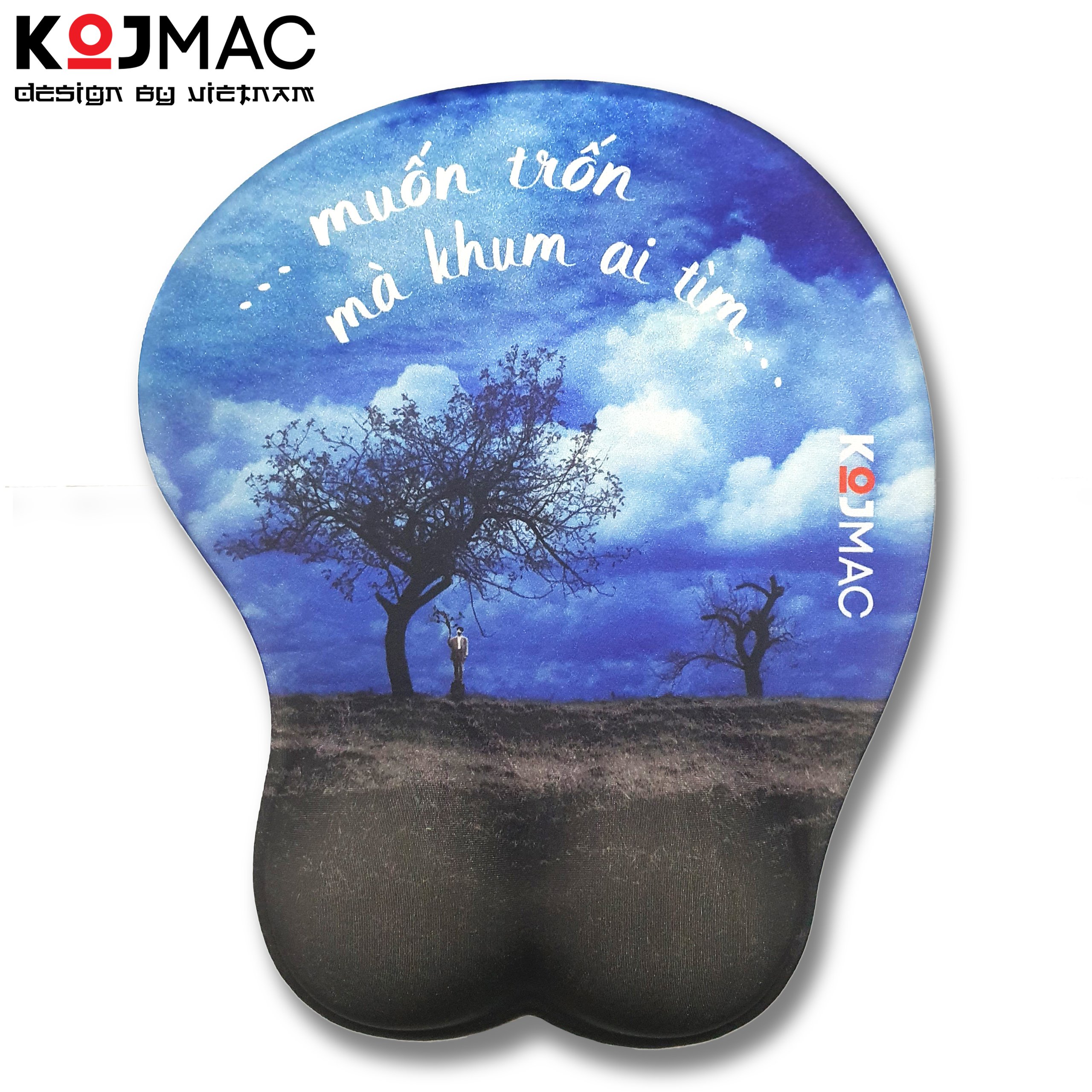 Lót Chuột Có Đệm Tay KOJMAC PKA312 MOUSE PAD SILICONE GAMING 3D ANIME CUTE Mông Cún Corgi Dễ Thương - Hàng Chính Hãng ( Bàn di văn phòng chống đau mỏi cổ tay cho nam nữ chơi game cao cấp )