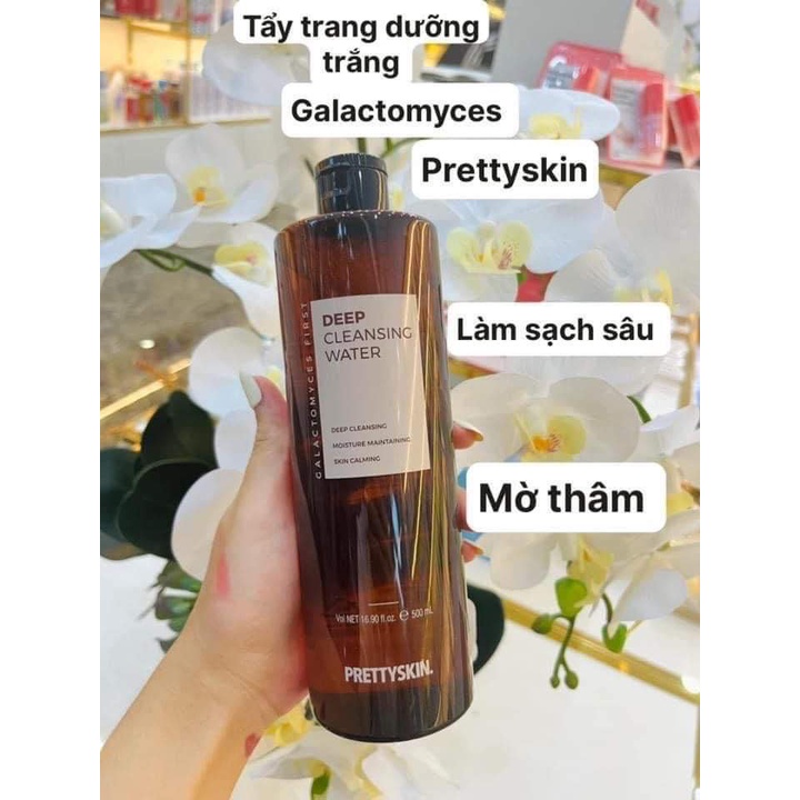 Nước Tẩy Trang dưỡng trắng Galatomyces Prettyskin 500ml