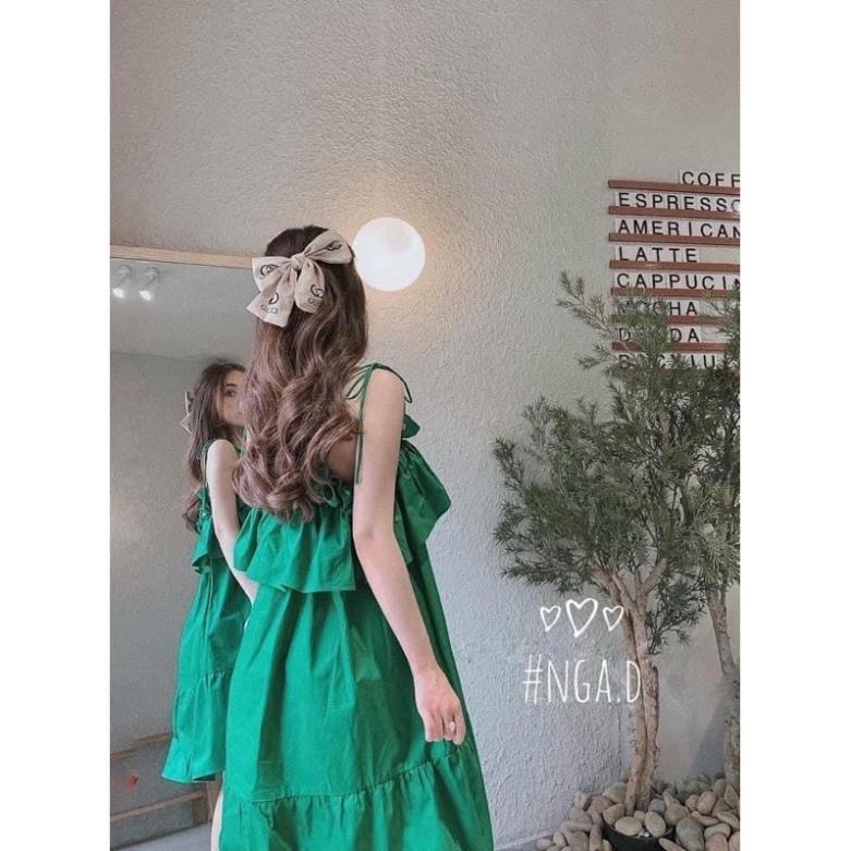 Váy Nữ 2 Dây Bèo Hồng, Đầm 2 Dây Hồng Dáng Xoè Siêu Xinh Có Ảnh Thật Kèm Video ! *