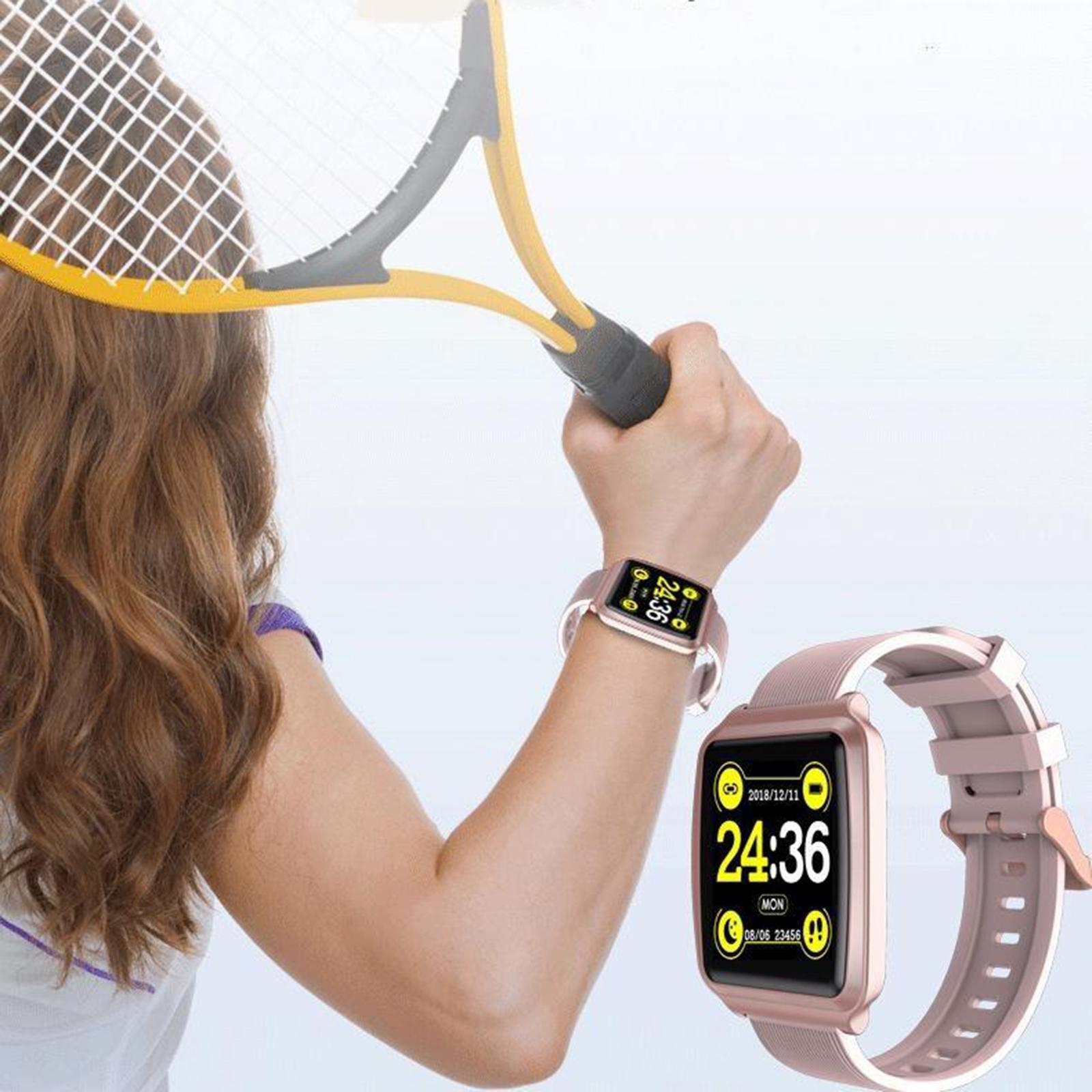 Smart Watch Sport Fitness Tracker Heart Rate Monitor Silver Gray