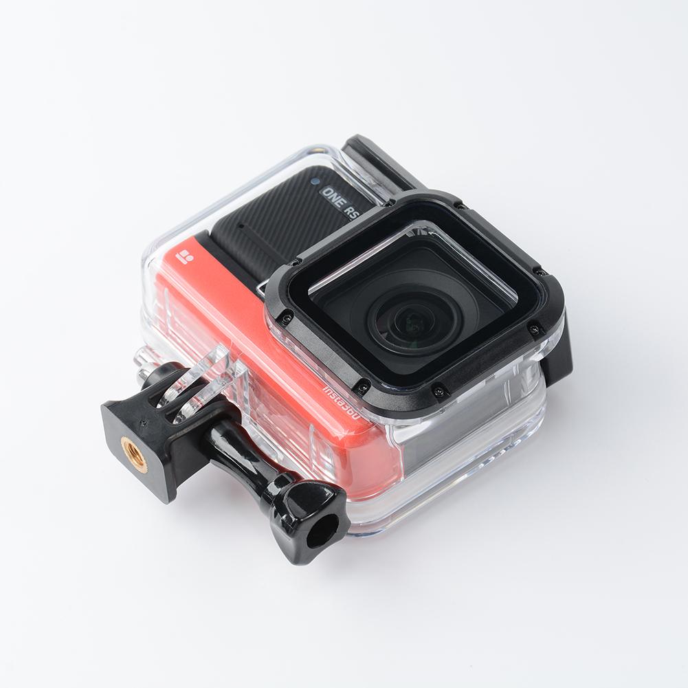 Nhựa PVC Bảo Vệ Cho Insta360 One Rs Lặn Ốp Lưng Bảo Vệ Chống Nước Vỏ Cho Insta360 One Rs 4K Phụ Kiện Camera Hành Động