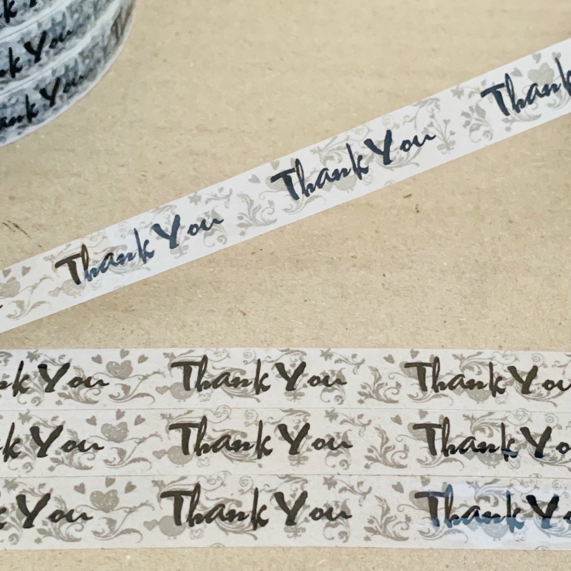 Cuộn Băng keo THANK YOU dán ly cafe - nắp hộp ATD111