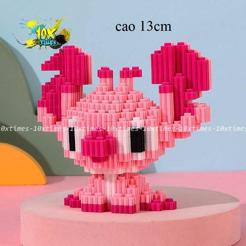 Đồ chơi lắp ráp 3D nhân vật hoạt hình stich - stitch cho bé, đồ chơi trẻ em lắp ráp dễ thương sáng tạo, quà tặng sinh nhật