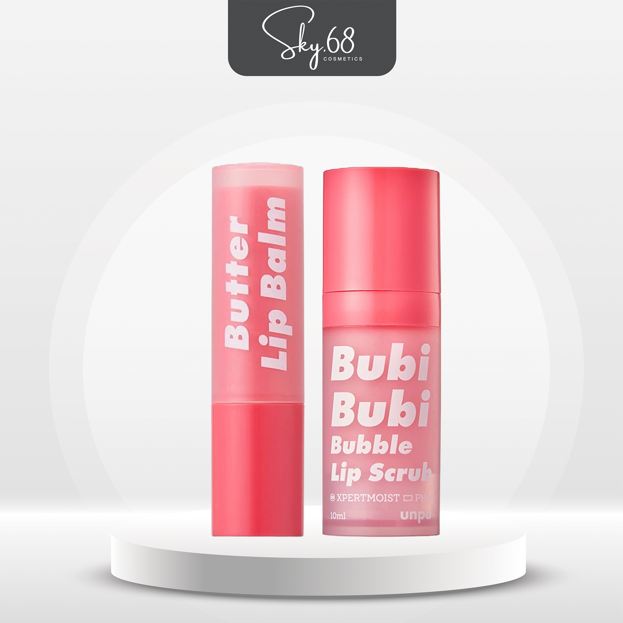 Combo 2 Sản Phẩm Dưỡng Môi Unpa Bubi Bubi Lip (TTBC Môi 10ml - Son Dưỡng Môi 3.8g)