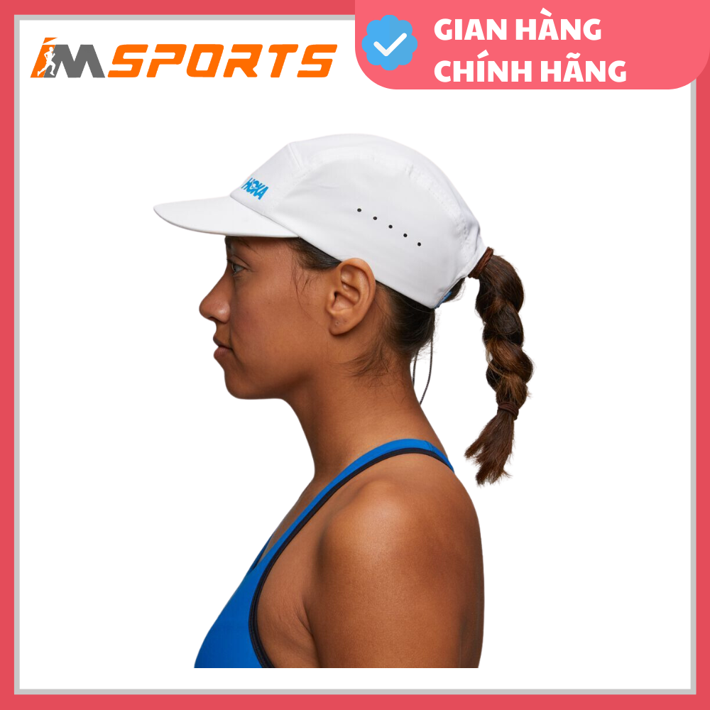 Mũ Chạy Bộ Hoka Performance Hat - White