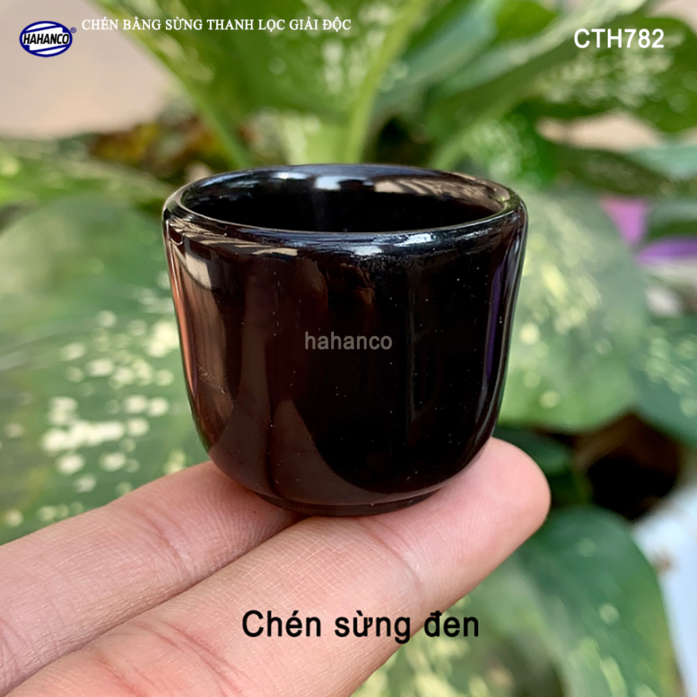 Chén sừng Trâu và bò Châu phi /uống Trà /R.ư.ợ.u (CTH782) thanh lọc giải độc và nhiệt cho cơ thể