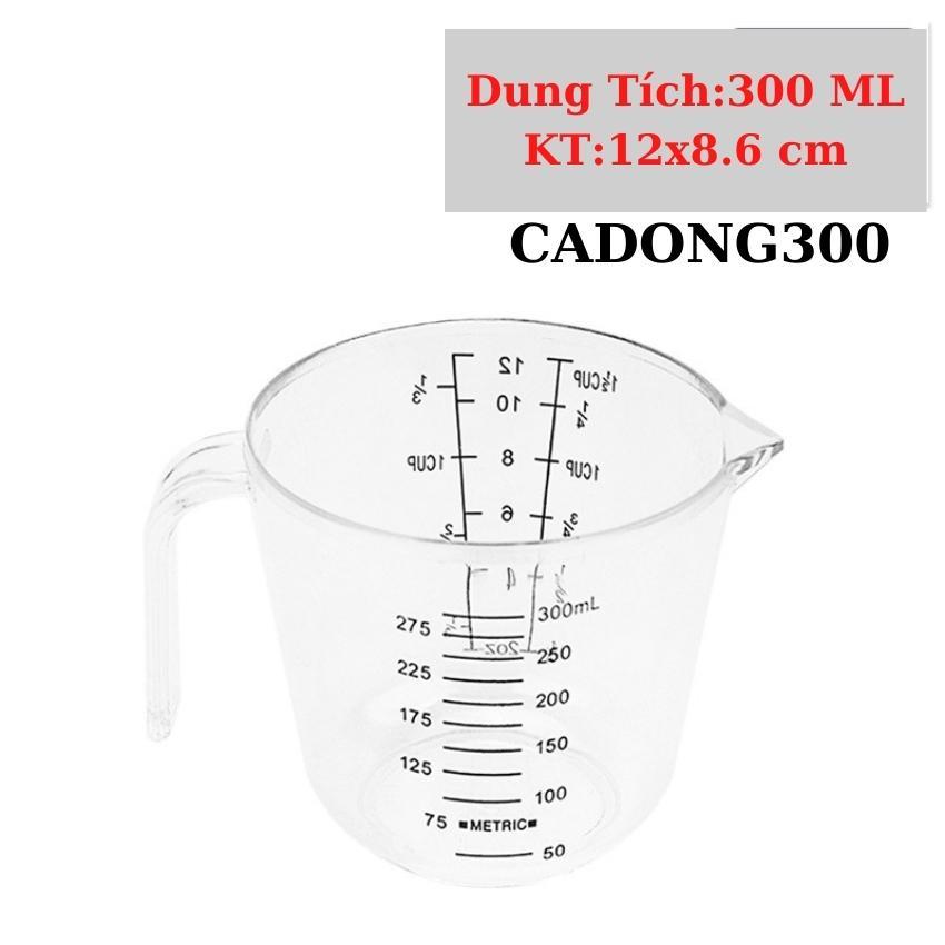 Ca Đong 300 Ml Mica Trong Suốt - CADONG300