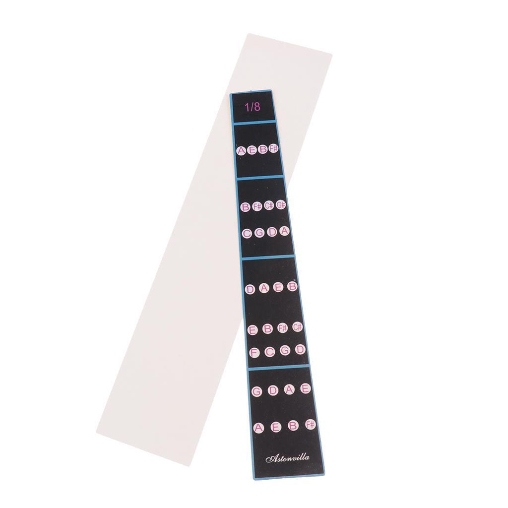 2- 1 Violin Fiddle Fingerboard Intonation Chart Stickers Fingering Labels