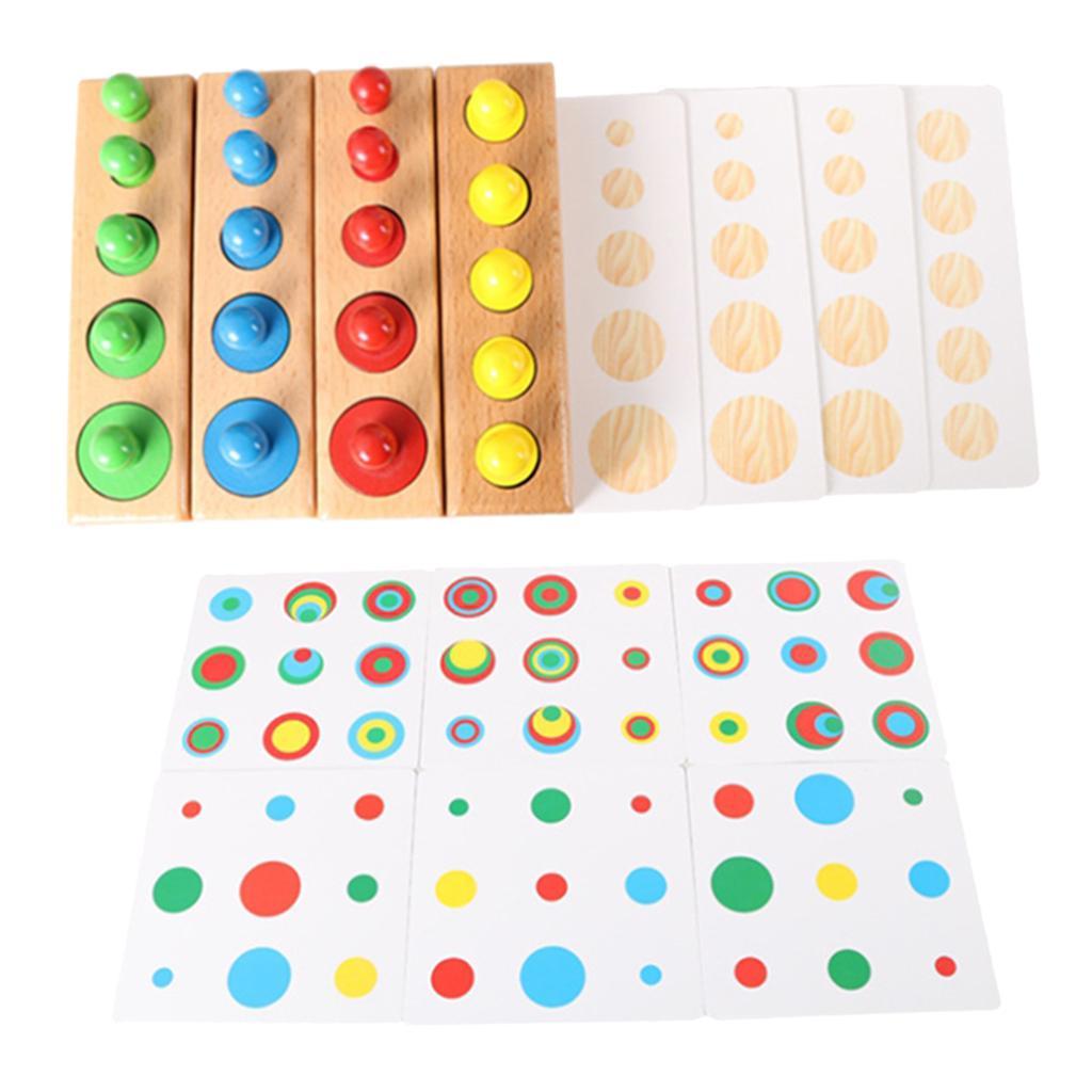 Montessori Educational  Wooden Puzzle Stacking for Learning