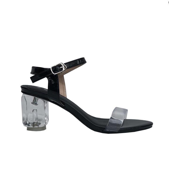 Sandal nữ 5 phân gót trong siêu dễ thương 21340