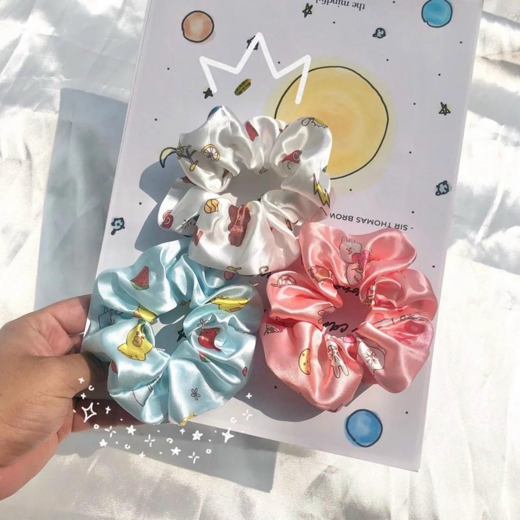 Buộc tóc Scrunchies mẫu xinh xỉu cho cô nàng dễ thương - MiuSua