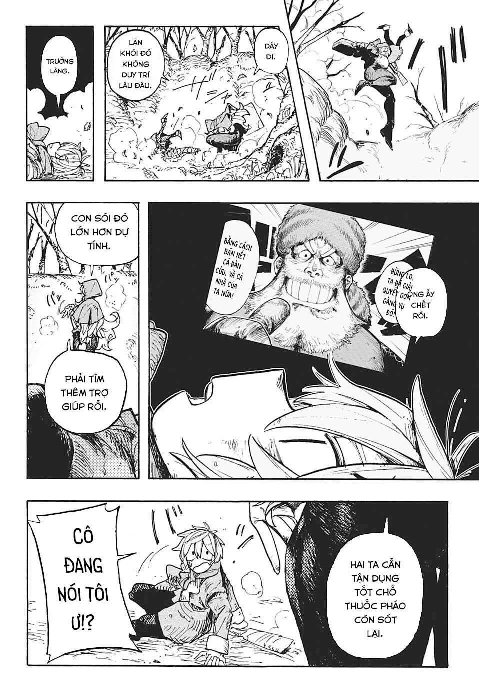 hội thợ săn: khăn đỏ chapter 1 33