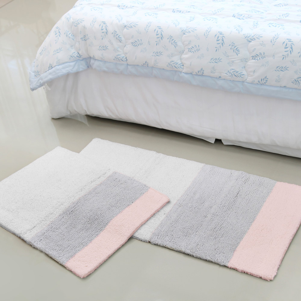 Bộ 2 chiếc thảm Hanil Capet mã Stripe chất liệu cotton