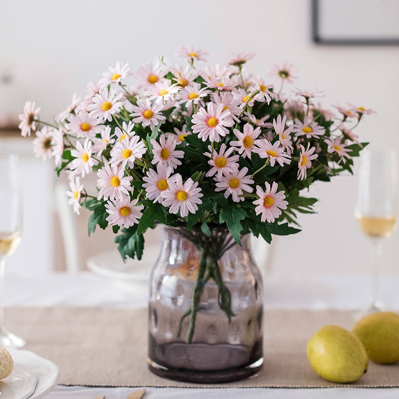Bó hoa cúc Hà Lan (24 bông)  - hoa lụa thủ công cao cấp, Hoa decor, trang trí nhà cửa, đạo cụ chụp ảnh