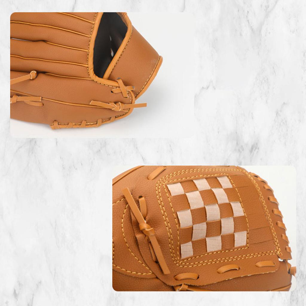 2x Baseball Glove for Kids Children's Beginners Infield Pitcher Gloves Mitts