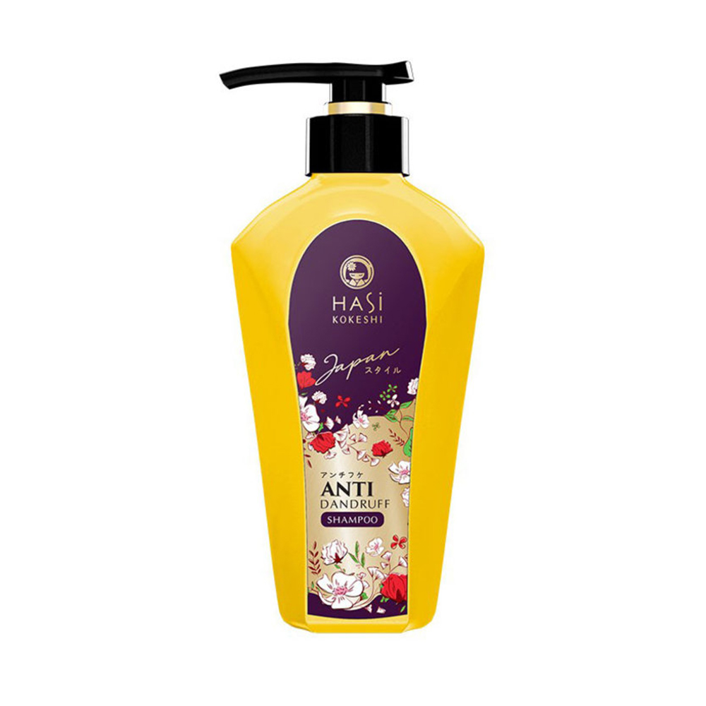 Dầu Gội Làm Sạch và Ngăn Ngừa Gàu HASI KOKESHI Anti Dandruff. Tặng Gel Móc Khóa 30ml