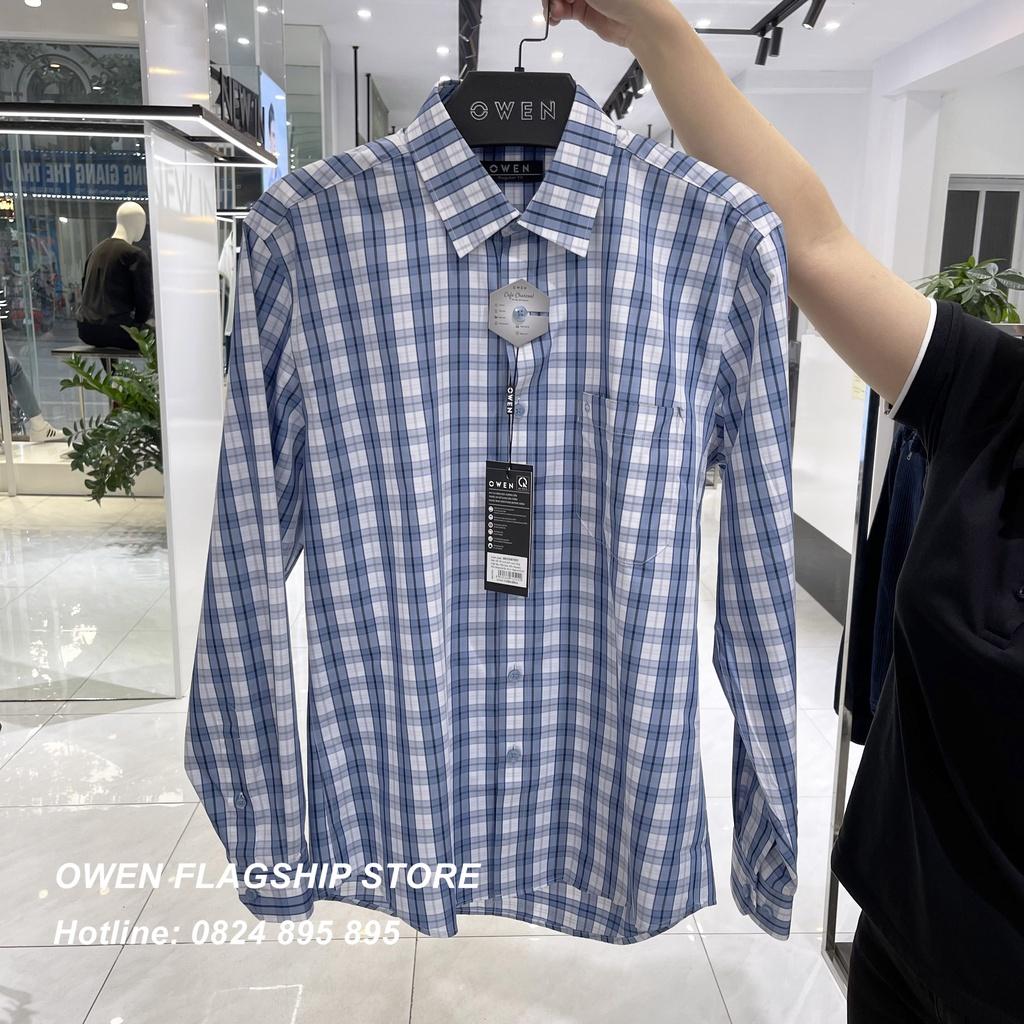 Áo Sơ mi Owen nam dài tay dáng Regular mềm mịn mát Mã AR220870DT